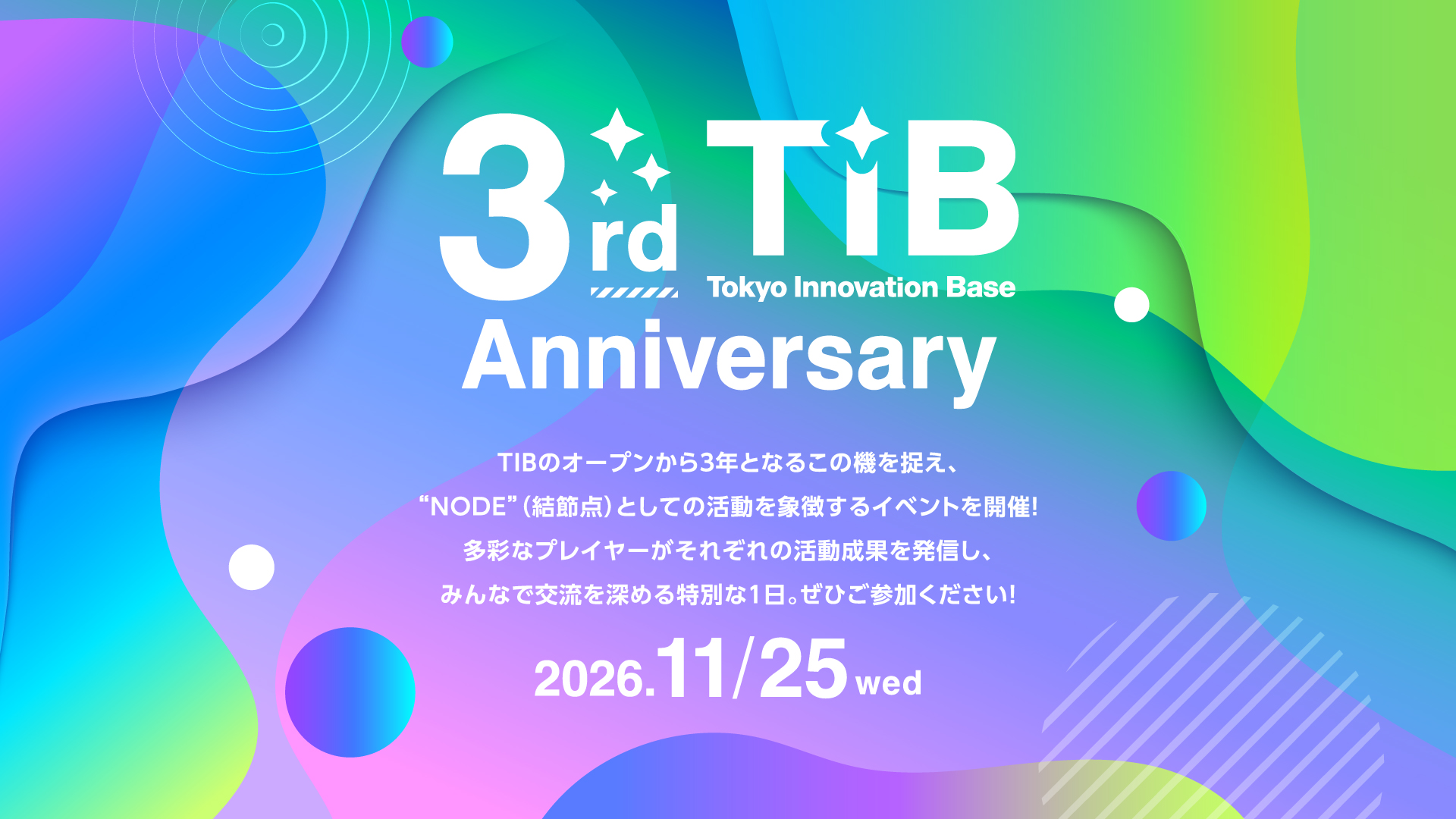 TIB 3rd Anniversary -Startup Ecosystem Day-